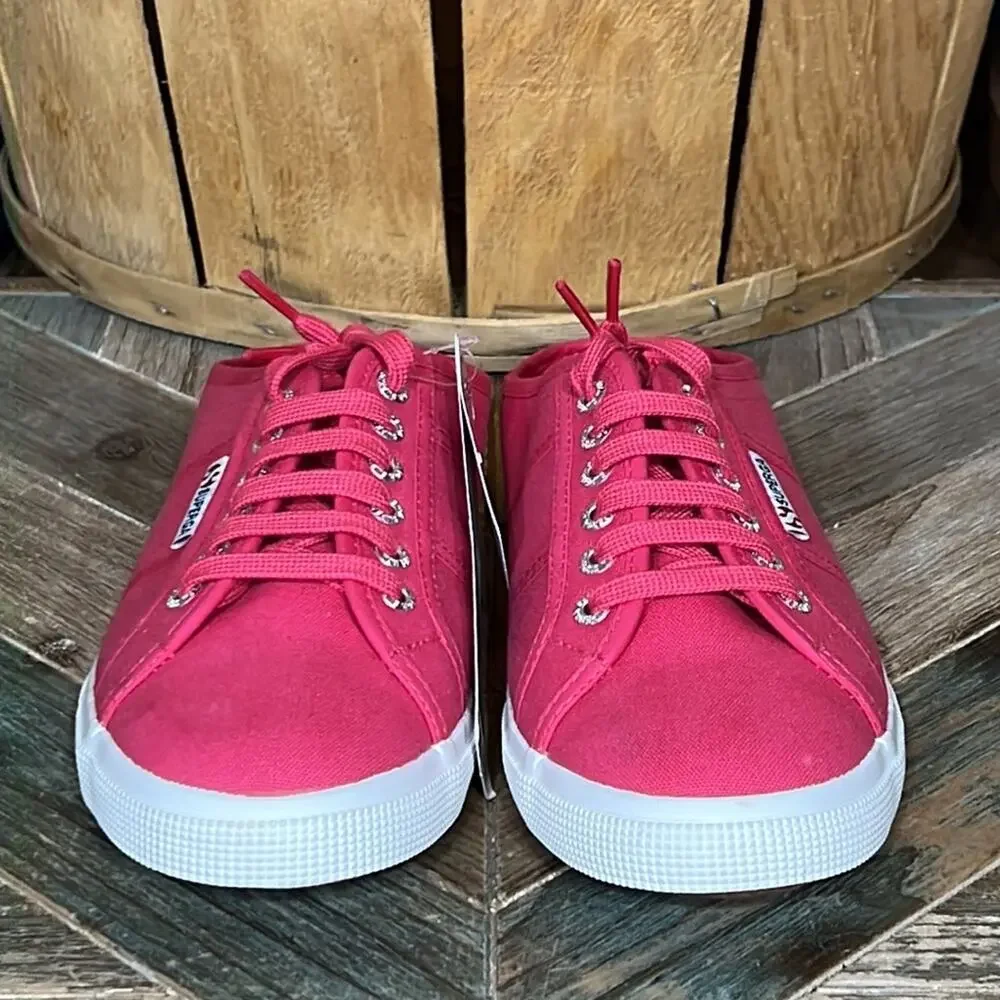Superga 2288 VCOTW Fantasia Collection Pink Canvas Mule Sneakers Women 9.5